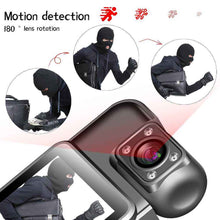 Body Camera with 180° Rotating Lens