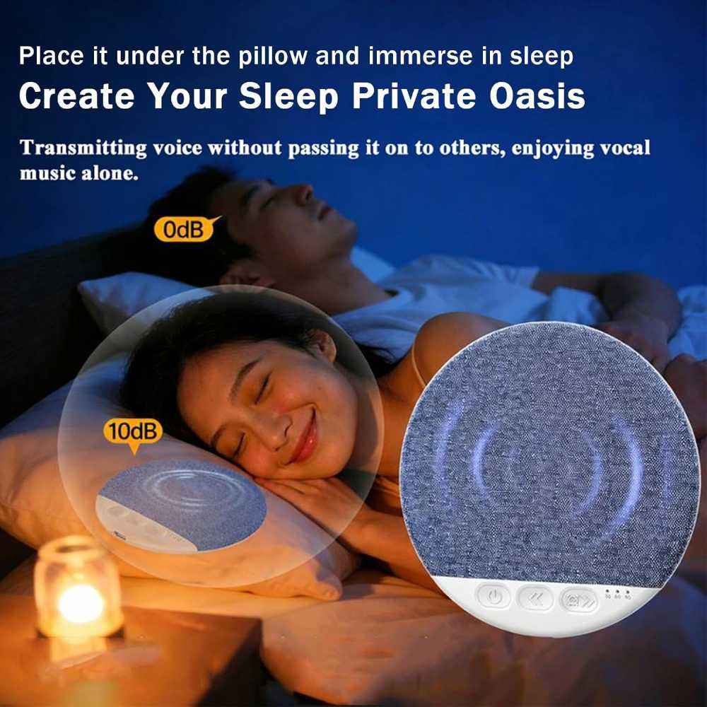 Bluetooth Pillow Speaker for Sleeping – Wireless, Ultra-Thin Design