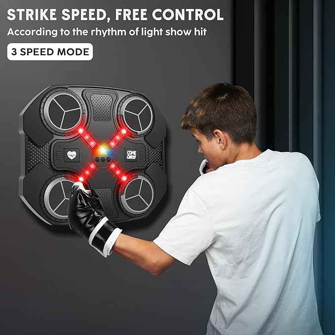 Kids Music Boxing Machine – Interactive Punching Toy with Lights