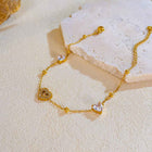 Gold Heart Bracelet 2