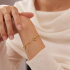 Gold Heart Bracelet 1