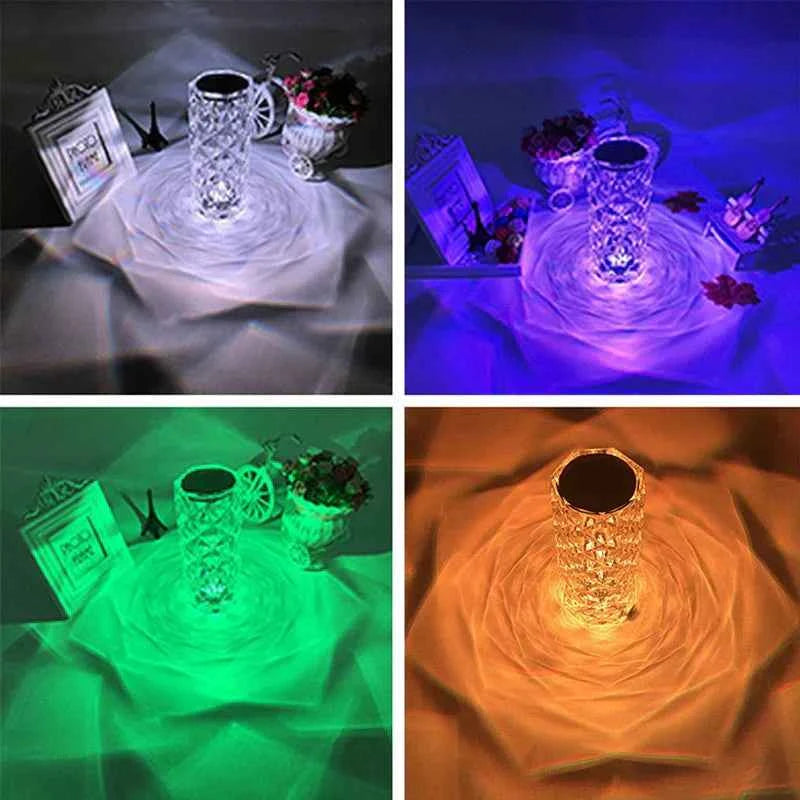 Illuminate Your Space with the Stunning LED Crystal Table Lamp