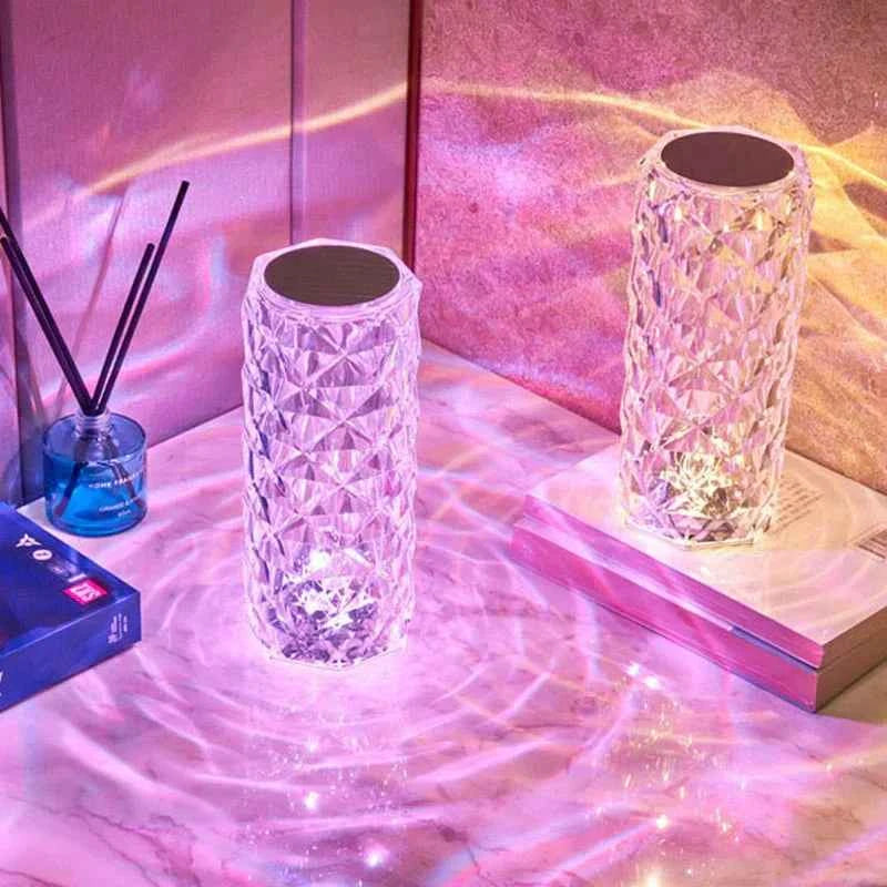Illuminate Your Space with the Stunning LED Crystal Table Lamp