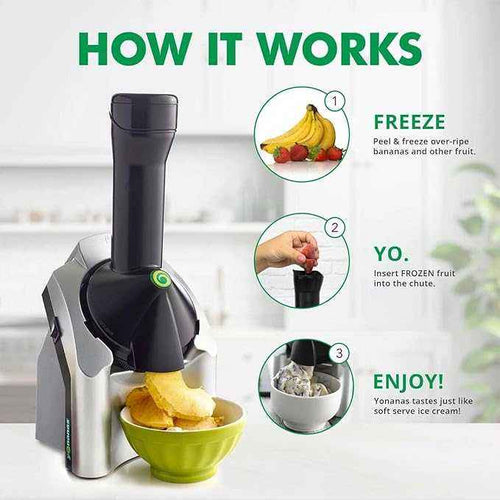 Home Ice Cream & Frozen Dessert Maker – Compact Kitchen Appliance