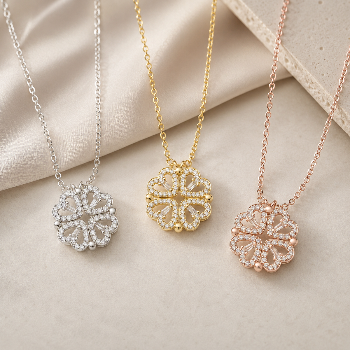 Four-Leaf Clover Necklace - Majlismart