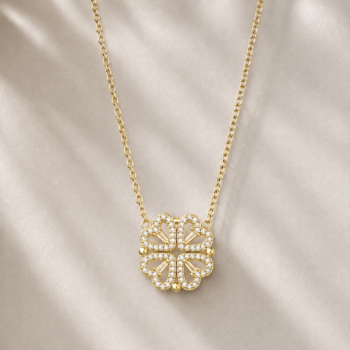 Four-Leaf Clover Necklace - Majlismart