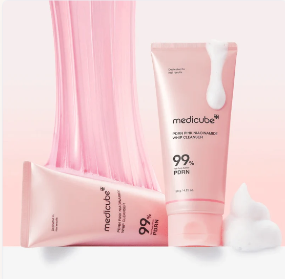 Medicube PDRN Pink Niacinamide Whip Cleanser