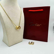 Love Screw Ring Jewellery Set – Necklace & Earrings | طقم مجوهرات حلقة اللوف سكرو