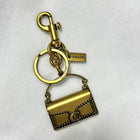 Coach Inspired Cherry Keychain | Glitter Resin Cherries & Gold Hardware | Bag Charm 5