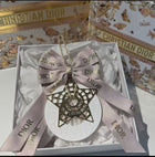 Dior Inspired Car Fragrance Stone Hanger | Satin Ribbon Bow & Gold Star | Car Air Freshener 6