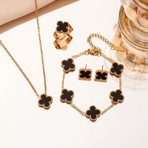VCA-Inspired Stainless Steel Jewellery Set of 4 – Strong & Non-Tarnish alternate view