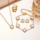 VCA-Inspired Stainless Steel Jewellery Set of 4 – Strong & Non-Tarnish 1