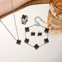 VCA-Inspired Stainless Steel Jewellery Set – 4 Pieces