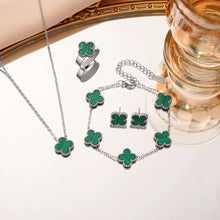 VCA-Inspired Stainless Steel Jewellery Set – 4 Pieces