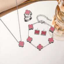 VCA-Inspired Stainless Steel Jewellery Set – 4 Pieces