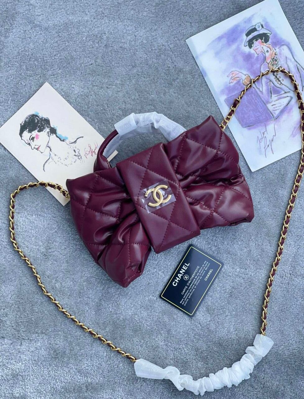 Chanel Quilted Handle Bag | Classic Structured Bag | 24×5×15cm