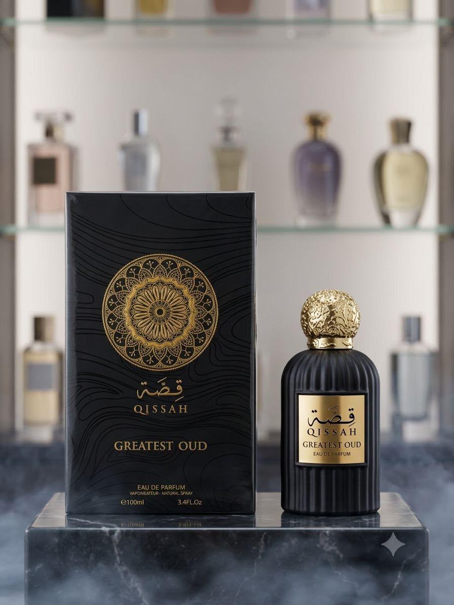 Qissah Collection Eau de Parfum | 100ml | 10-Hour Long-Lasting | 4 Scents