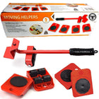 Furniture Mover Roller Set with Lifting Bar | 5-Piece Heavy Duty Moving Helper Kit | أداة تحريك الأثاث 1