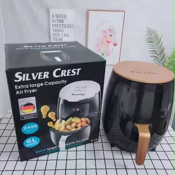 Silver Crest 6L Digital Air Fryer 2400W | قلاية هوائية رقمية سيلفر كريست 6 لتر 2400 واط