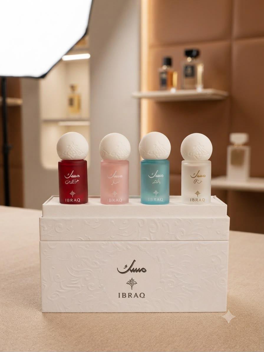 Ibraq Musk Gift Set – 4-Piece | طقم إبراق مسك للهدايا – 4 قطع