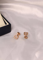 Lunara Heart Necklace & Earrings Set | طقم قلادة وأقراط لونارا 4