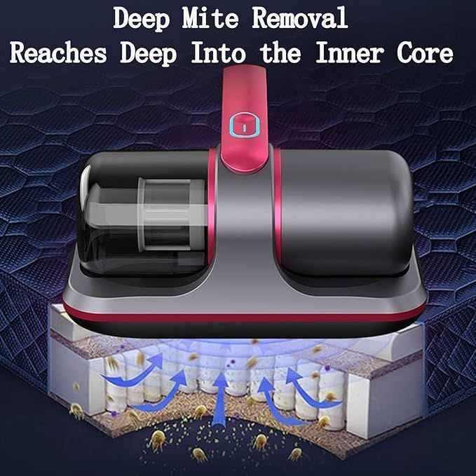 Bed Vacuum Cleaner with UV Light & Suction