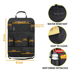 Car Seat Back Storage Bag – Polyester Organizer, Hook-Type Installation 2