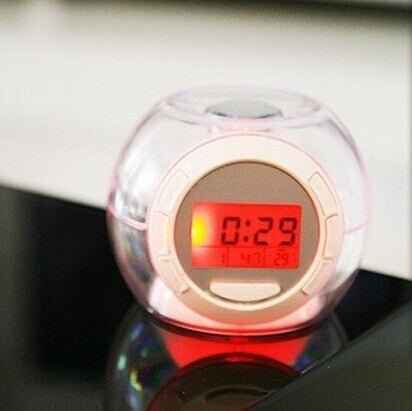 Colourful Natural Sound Alarm Clock – Bedside Light & Wake-Up Clock