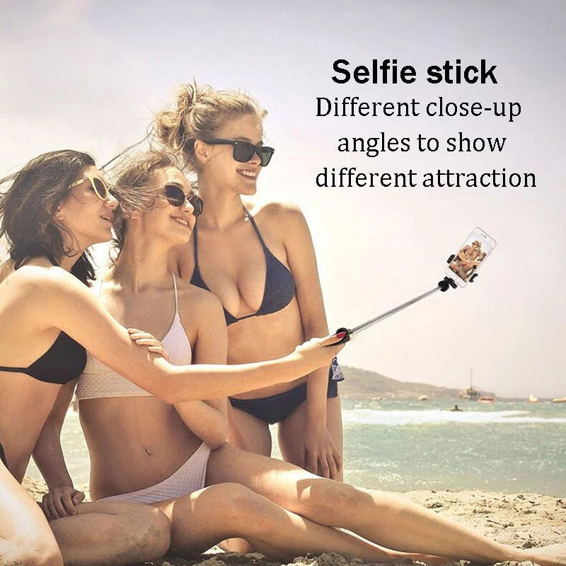 XT02 Bluetooth Selfie Stick with Tripod Stand – Multifunctional