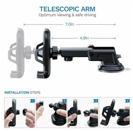 Dashboard Air Vent Gravity Car Phone Holder – Universal 4–6.5 inch