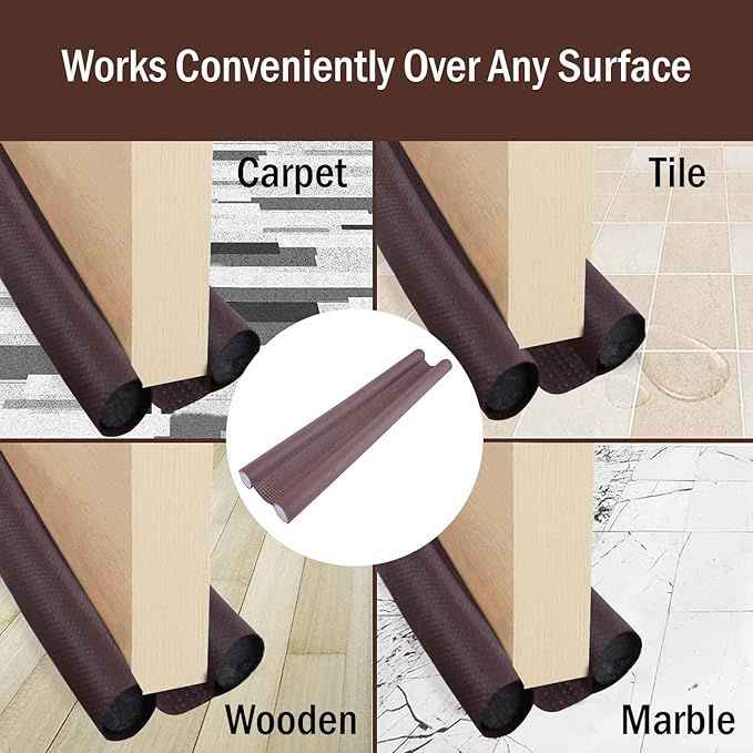 Door Draft Stopper Seal – PVC, Waterproof, Insulating Door Gap Guard
