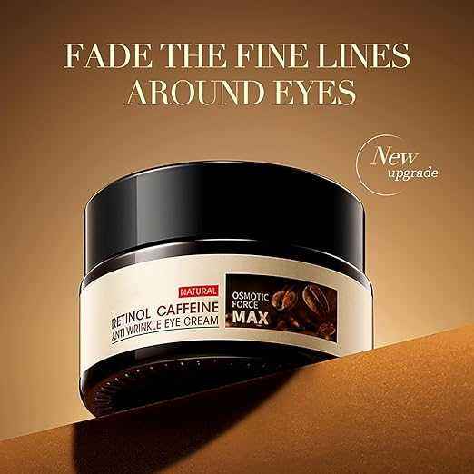 SADOER Retinol Caffeine Anti-Wrinkle Eye Cream – Dark Circle & Puffiness Reducer