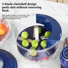 Automatic Small Fruit Peeler Machine – Electric Apple Orange Peeler 4
