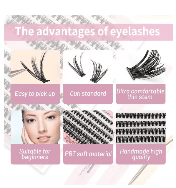 Eyelash Cluster Kit result