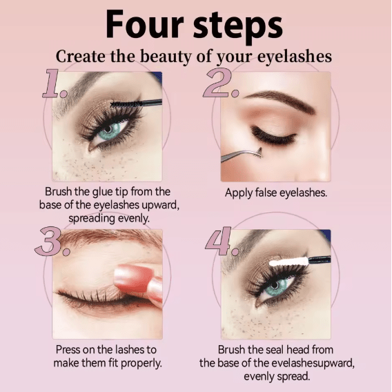 Eyelash Cluster Kit four steps