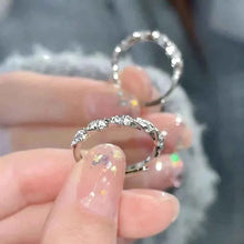 S999 Sterling Silver Winding Love Ring – Elegant Minimalist Design