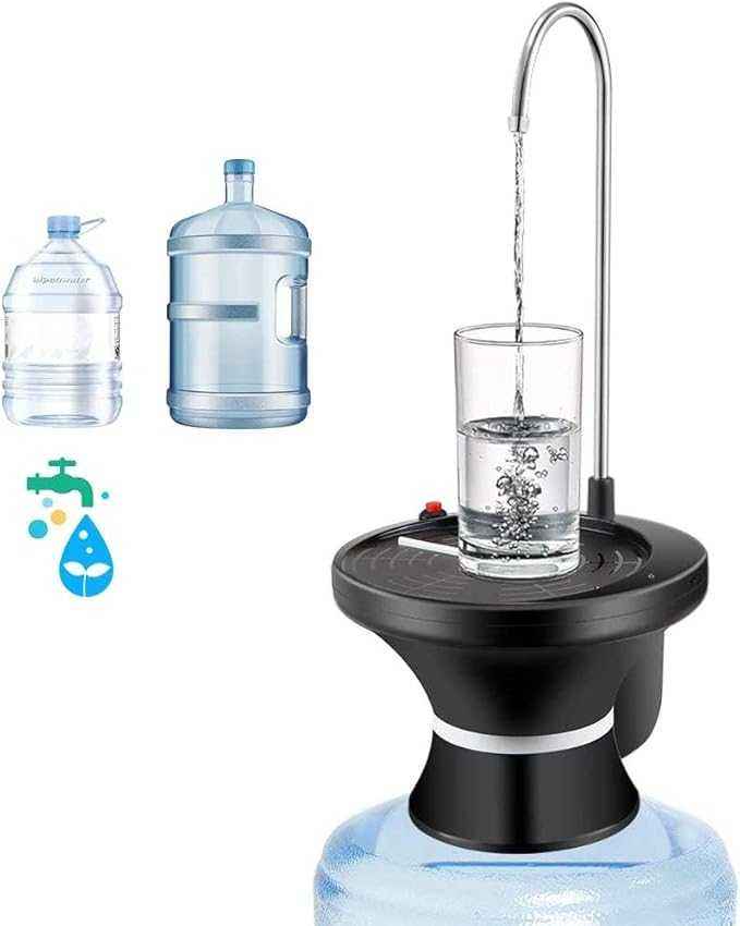 Automatic Electric Drinking Water Bottle Pump – USB Rechargeable Dispenser