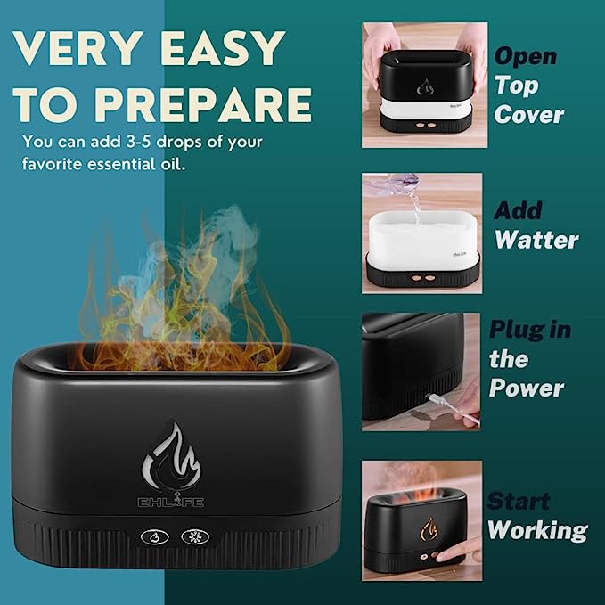 Flame Aroma Diffuser LA-0630-1 Majlis Mart