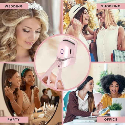 Heated Eyelash Curler – Electric, Long-Lasting Curl, No Crimping alternate view