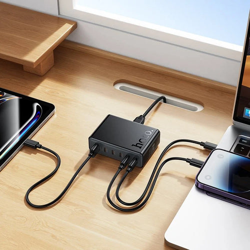 Hoco – 6-in-1 Fast Charger Hub USB-C Multi-Port