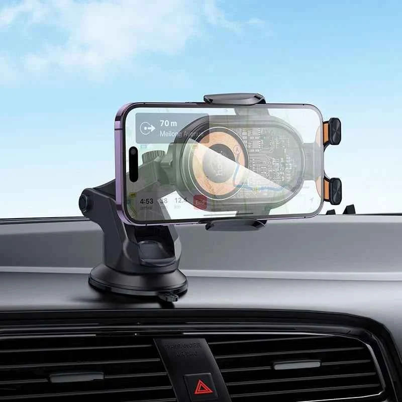 Hoco – Wireless Charging Car Holder 15W Auto-Clamp