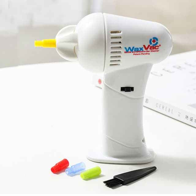 Portable Electric Ear Wax Vacuum Cleaner - Soft & Safe Tip