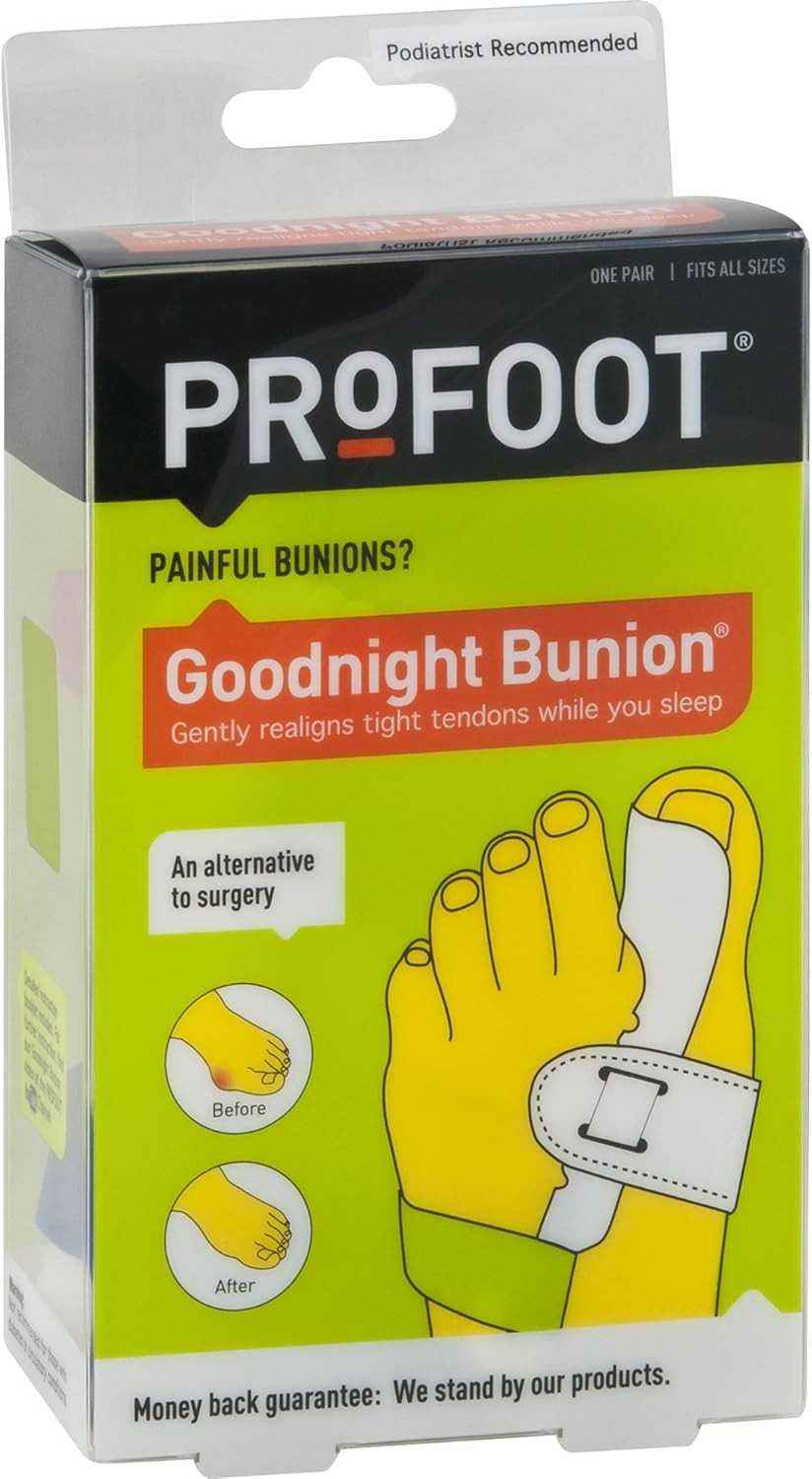 Profoot Goodnight Bunion Corrector – 1 Pair, Overnight Relief
