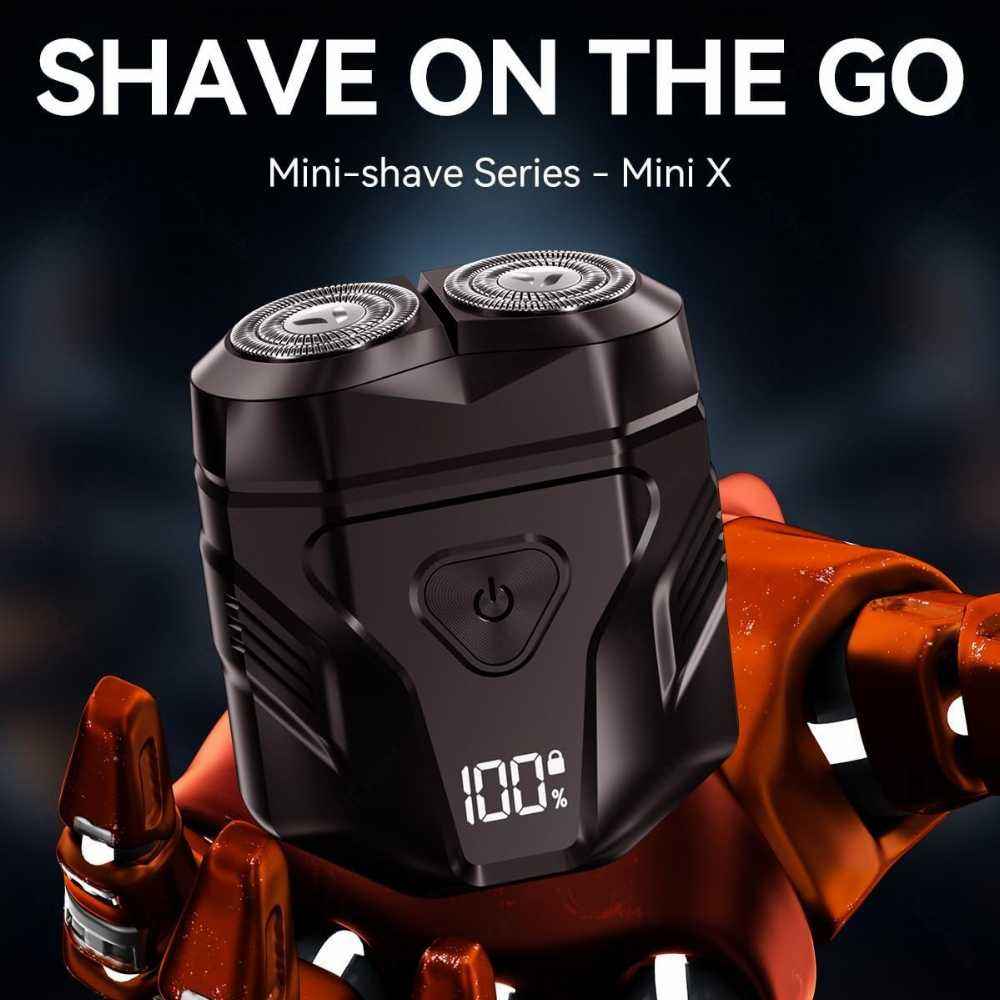 Waterproof Rechargeable Portable Shaver – Multi-Function LED Display