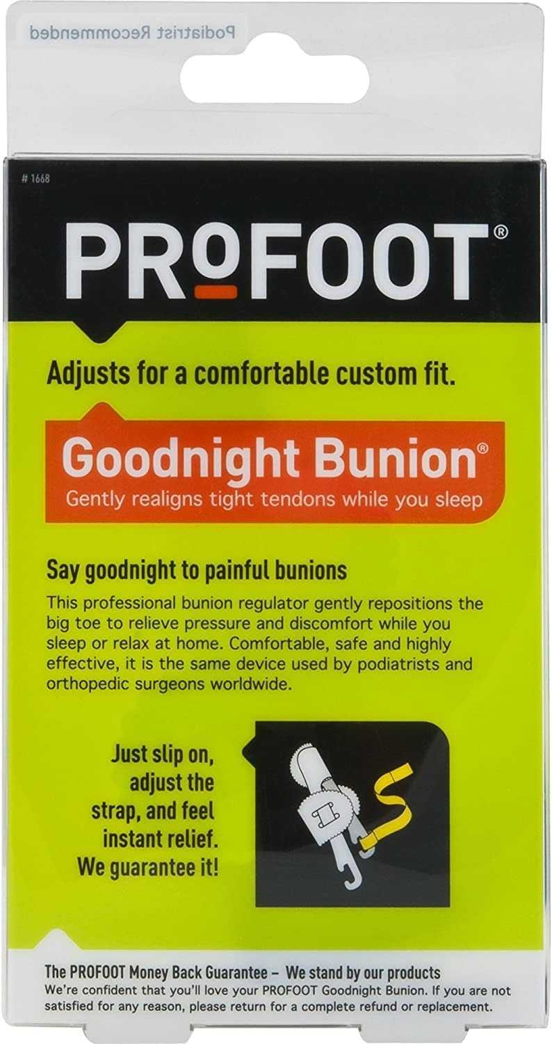 Profoot Goodnight Bunion Corrector – 1 Pair, Overnight Relief