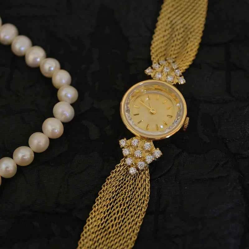 Jewelry Vintage Kaleidoscope Diamond Quartz Women's Watch