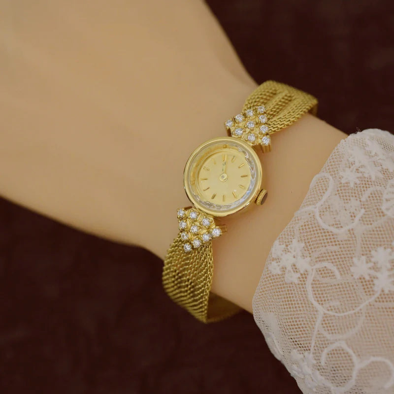 Jewelry Vintage Kaleidoscope Diamond Quartz Women's Watch Zambeel