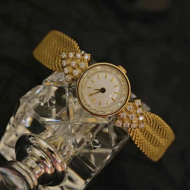 Jewelry Vintage Kaleidoscope Diamond Quartz Women's Watch
