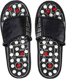 Massage Slippers – Rotating Acupressure Foot Massager, EVA Material