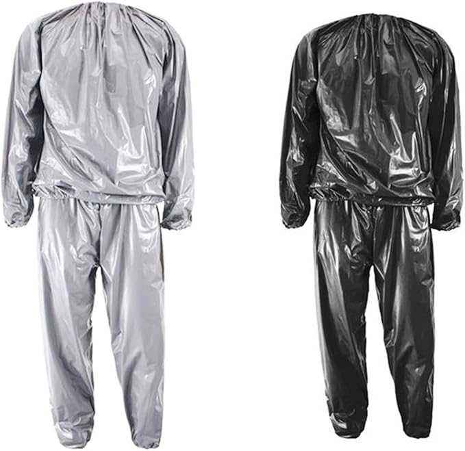 Sweat Sauna Suit for Exercise & Training – Black or Silver